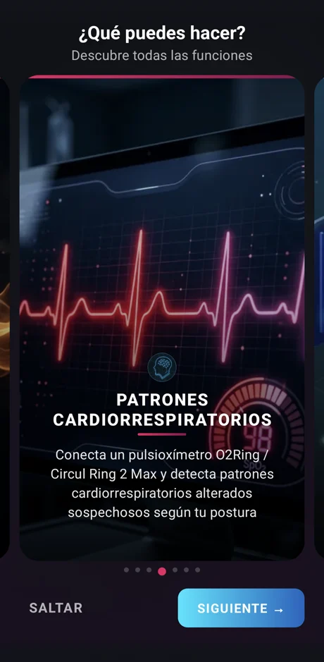 Onboarding: patrones cardiorrespiratorios con pulsioxímetro